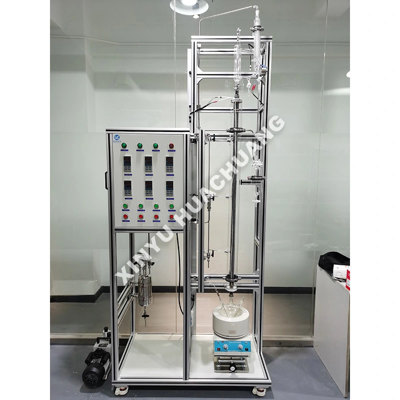 Tuloy-tuloy na Glass Distillation Column Unit