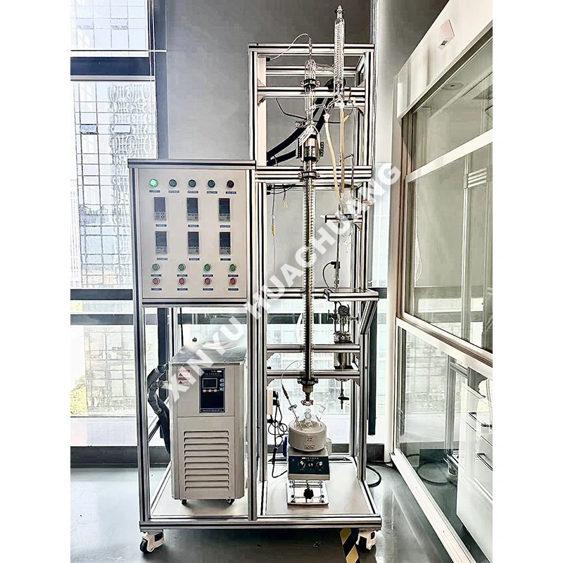 Tuloy-tuloy na Glass Distillation Column Unit