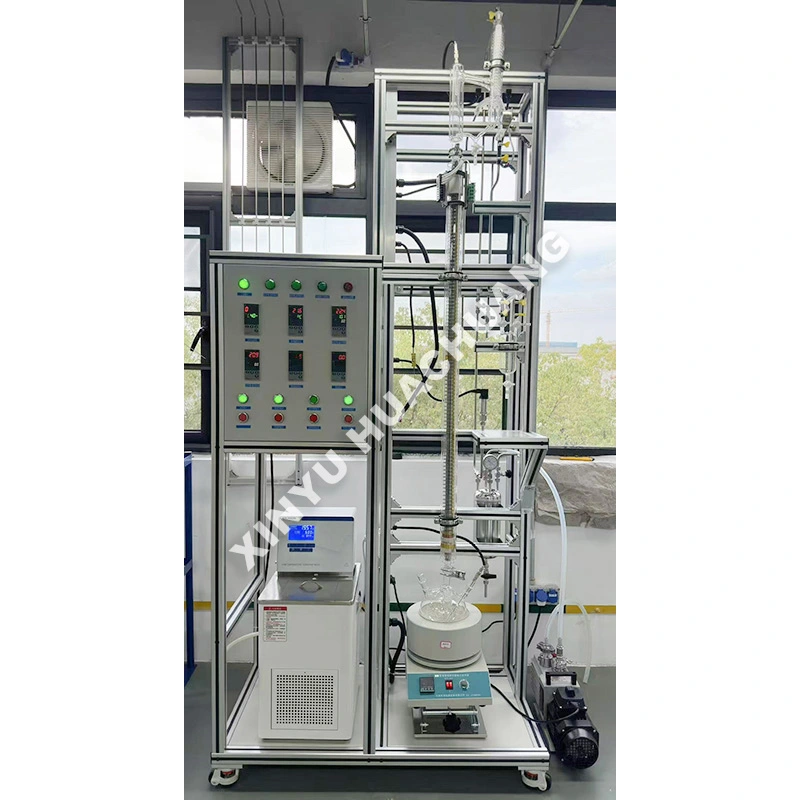Tuloy-tuloy na Glass Distillation Column Unit