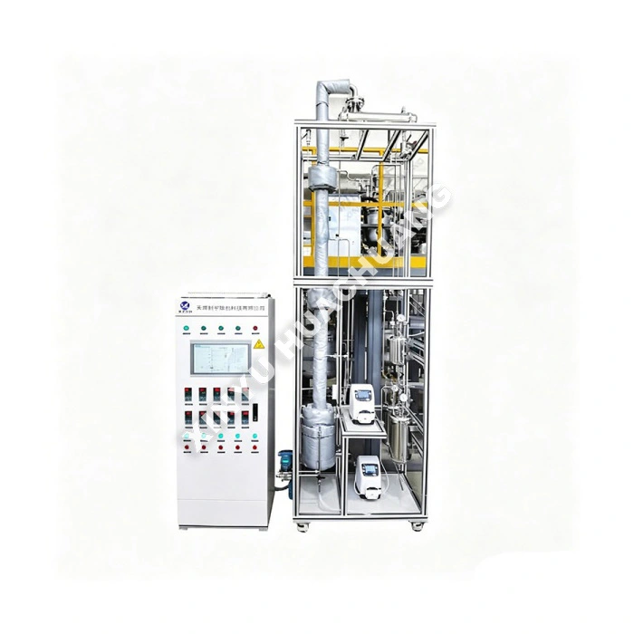 Touch-Screen Controlled Continuous Distillation Unit